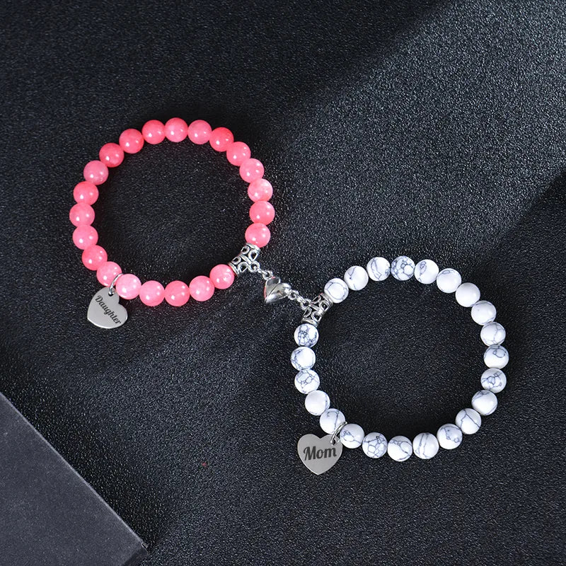 Classic Style Round Artificial Crystal Natural Stone Wholesale Bracelets