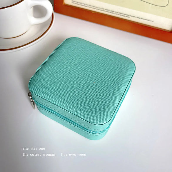 Classic Style Solid Color Cloth Jewelry Boxes