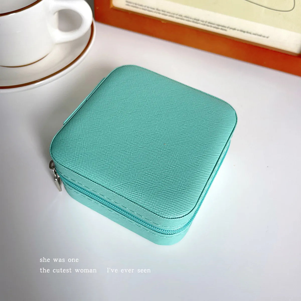 Classic Style Solid Color Cloth Jewelry Boxes