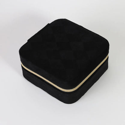 Classic Style Solid Color Pu Leather Wholesale Jewelry Boxes