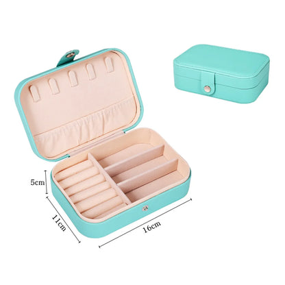 Classic Style Solid Color Pu Leather Wholesale Jewelry Boxes