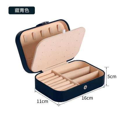 Classic Style Solid Color Pu Leather Wholesale Jewelry Boxes