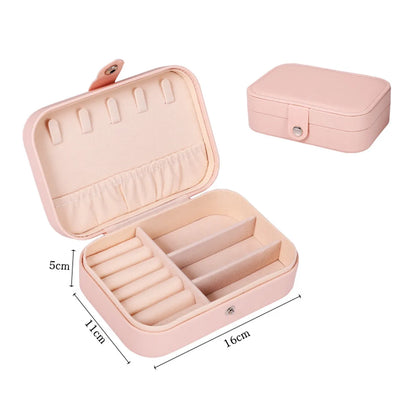 Classic Style Solid Color Pu Leather Wholesale Jewelry Boxes