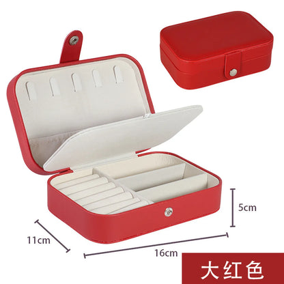 Classic Style Solid Color Pu Leather Wholesale Jewelry Boxes