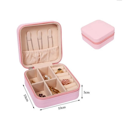 Classic Style Solid Color Pu Leather Wholesale Jewelry Boxes