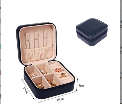 Classic Style Solid Color Pu Leather Wholesale Jewelry Boxes