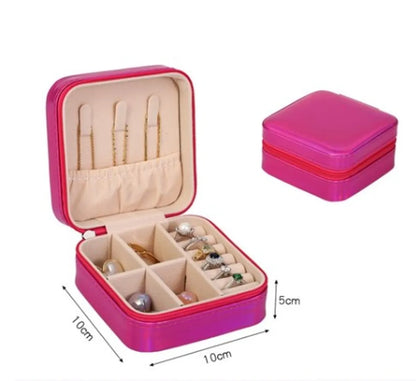 Classic Style Solid Color Pu Leather Wholesale Jewelry Boxes