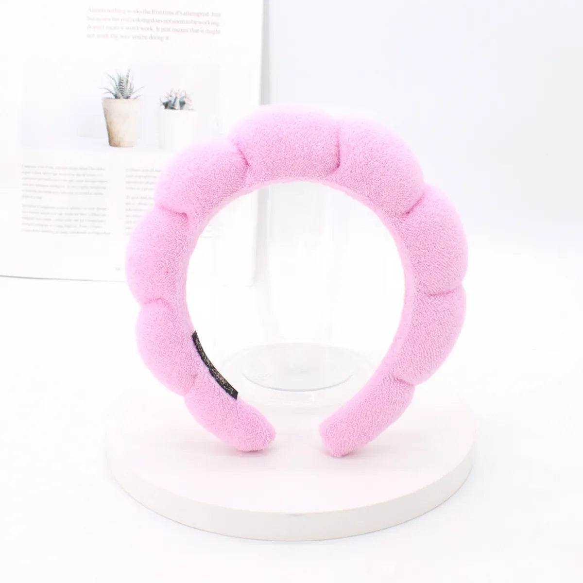 Classic Style Solid Color Sponge Hair Band