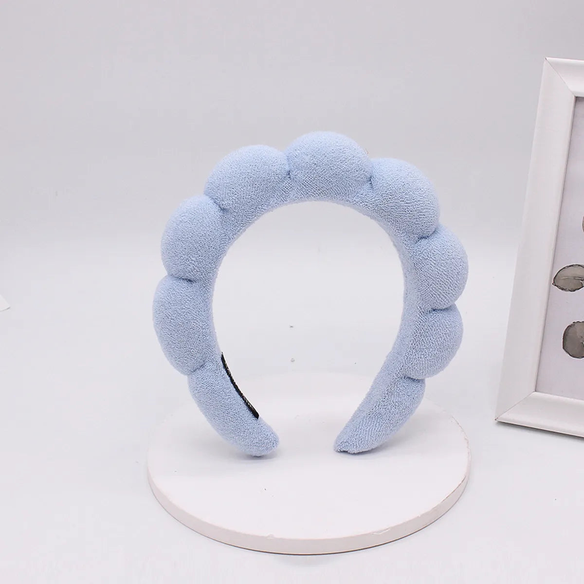 Classic Style Solid Color Sponge Hair Band