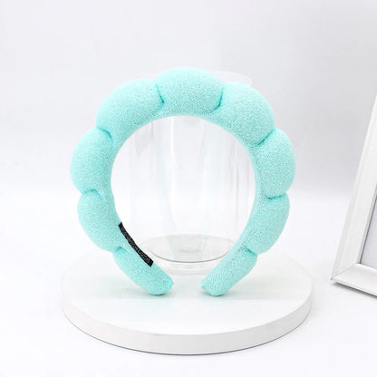 Classic Style Solid Color Sponge Hair Band