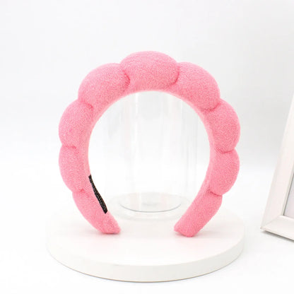 Classic Style Solid Color Sponge Hair Band