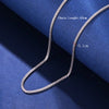 Classic Style Solid Color Sterling Silver Plating Necklace