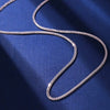Classic Style Solid Color Sterling Silver Plating Necklace