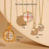Classic Style Star Moon Copper Irregular Inlay Zircon 14k Gold Plated Pendant Necklace