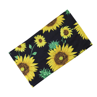 Classic Style Sunflower Colorful Butterfly Cloth Hair Band