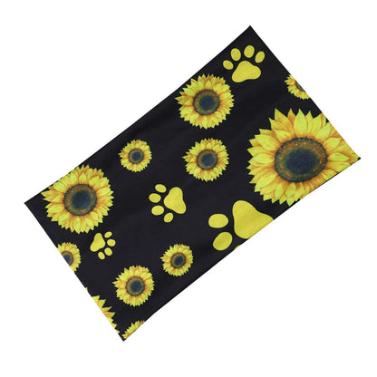 Classic Style Sunflower Colorful Butterfly Cloth Hair Band