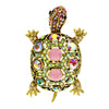 Classic Style Tortoise Metal Rhinestone Women'S Brooches