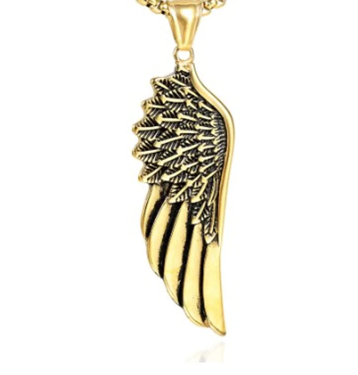 Classic Style Wings Stainless Steel None 18K Gold Plated Rhodium Plated Women'S