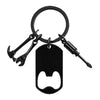 Classic Style Wrench Customization Laser Engraving Screwdriver 201 Stainless Steel Plating Unisex Bag Pendant Keychain