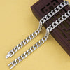 Classic Titanium Steel Thick Wide Flat Snake Bone Chain Necklace And Bracelet With Geometric Baked Paint Finish Unisex Jewelry