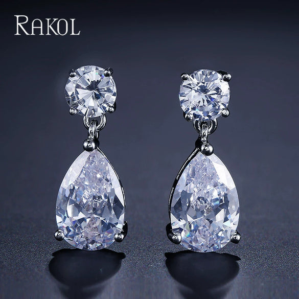 Classic Water Drop Earrings Wholesale Zircon High Quality Ladies Exquisite Earrings