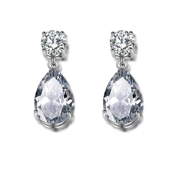 Classic Water Drop Earrings Wholesale Zircon High Quality Ladies Exquisite Earrings