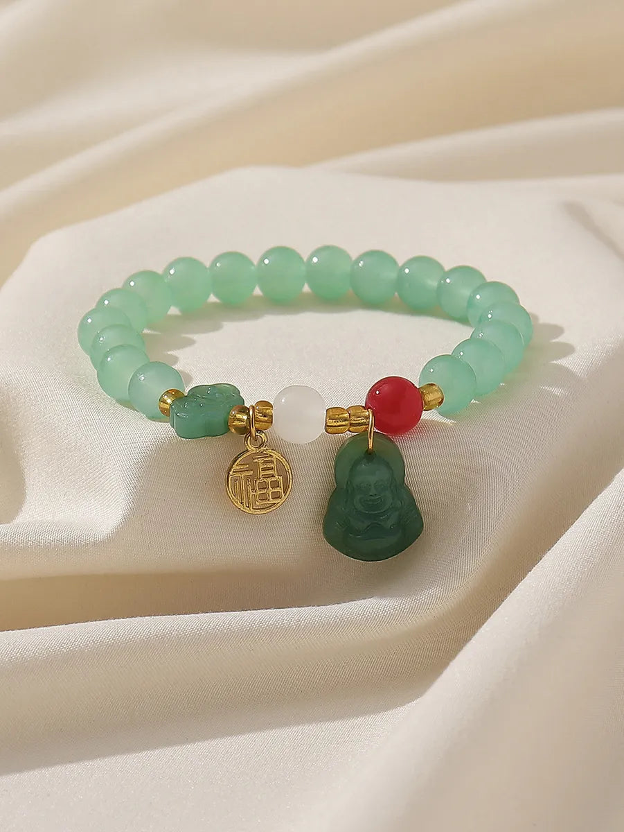 Classical Buddha Glass Wholesale Bracelets