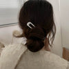 Classical Element Metal U Shaped Hair Pin Electroplated Simple Hair Comb Hairpin