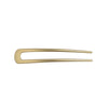 Classical Element Metal U Shaped Hair Pin Electroplated Simple Hair Comb Hairpin