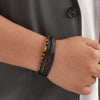 Classical Grain Alloy Handmade Men'S Bracelets