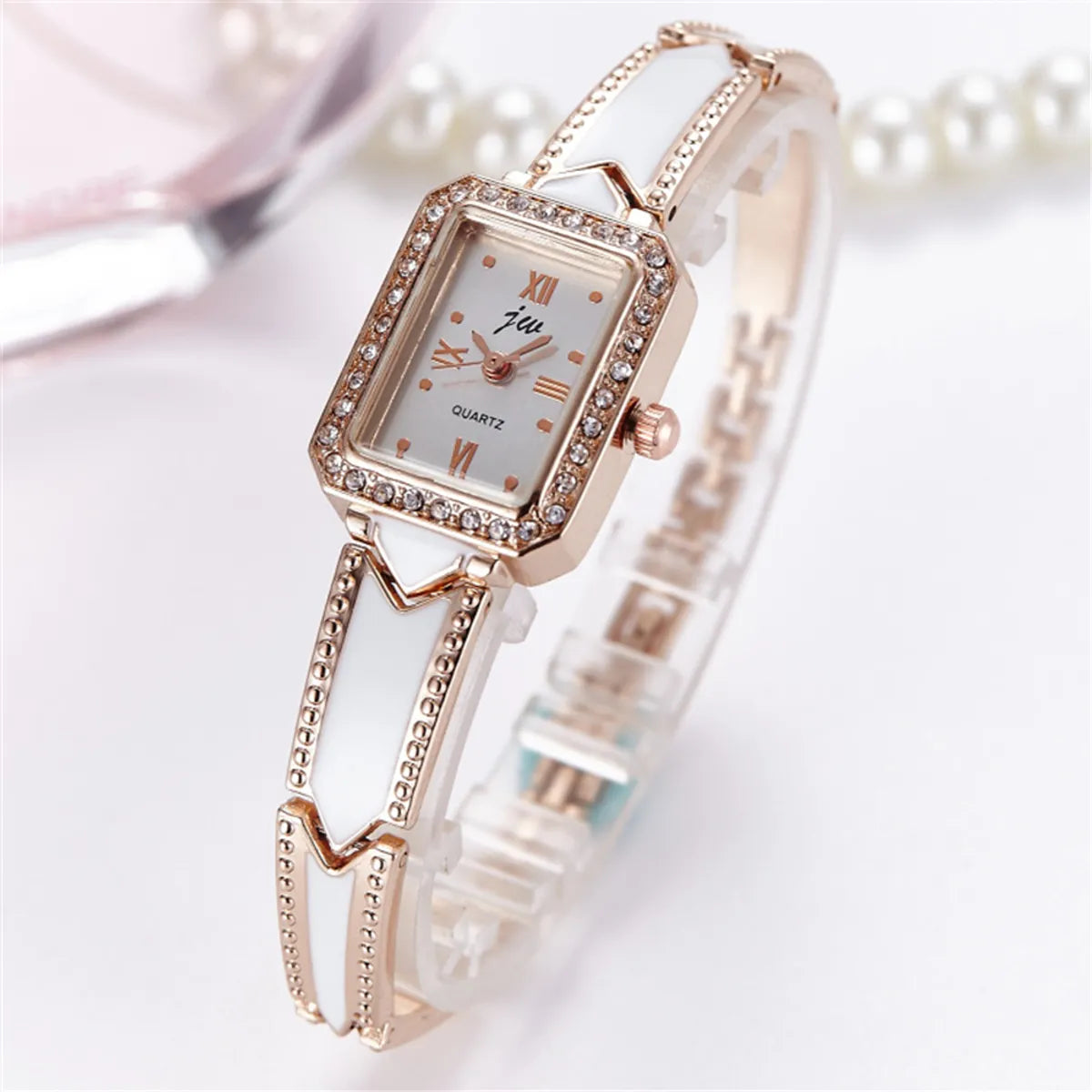 Classical Rectangle Quartz Women'S Watches