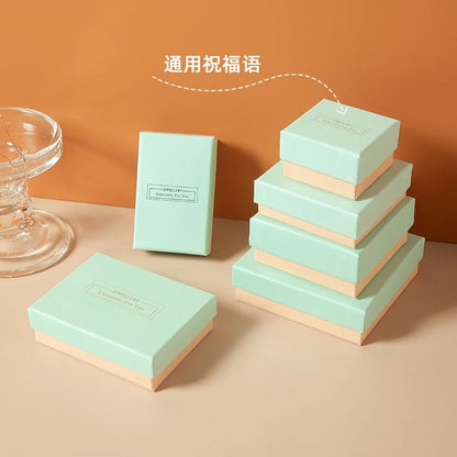 Classical Retro Solid Color Paper Jewelry Boxes