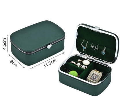 Classical Solid Color Pu Leather Jewelry Boxes