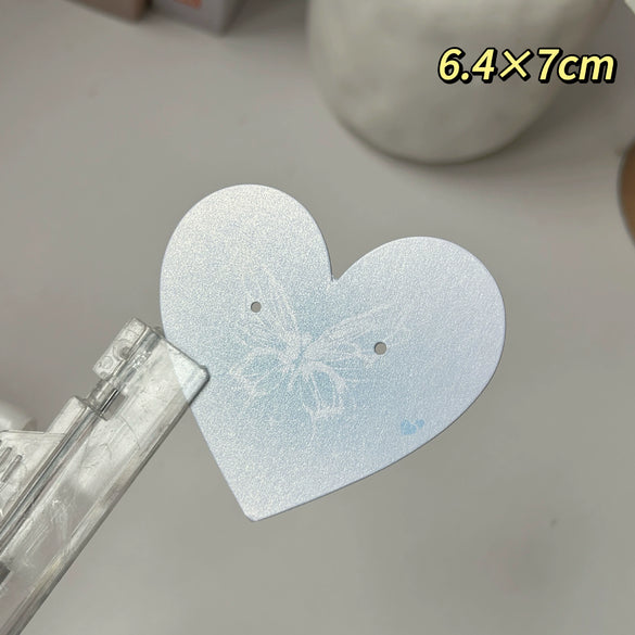 Classy Jewelry Storage Display Card For Pearl Earrings Hairpin Ring With Hot Stamping Logo Made Of Paper Cardboard