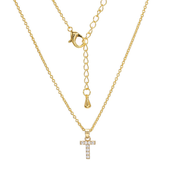 Clavicle Necklace Ecofriendly Brass With Letters Numbers Text Pattern And Diamond Styling