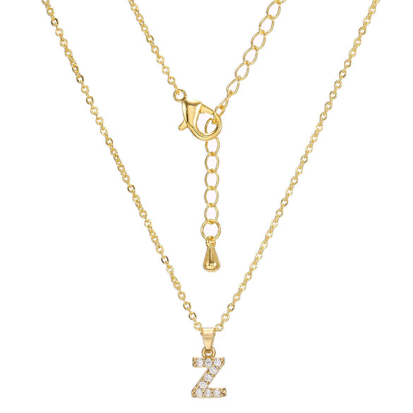 Clavicle Necklace Ecofriendly Brass With Letters Numbers Text Pattern And Diamond Styling
