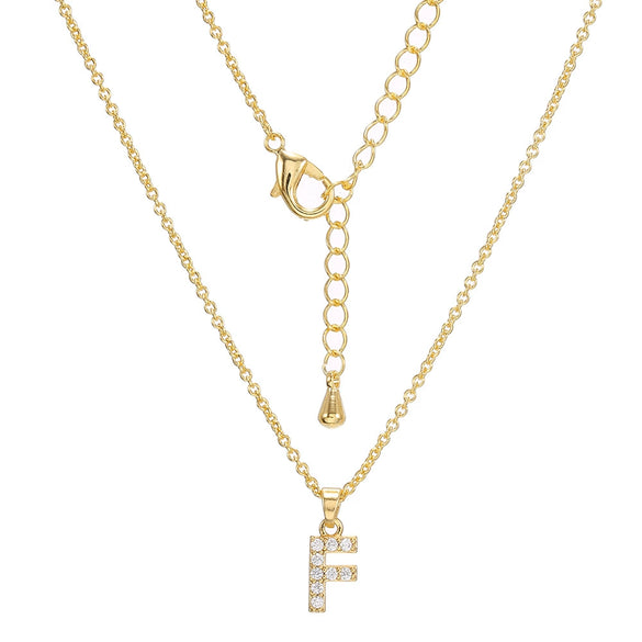 Clavicle Necklace Ecofriendly Brass With Letters Numbers Text Pattern And Diamond Styling