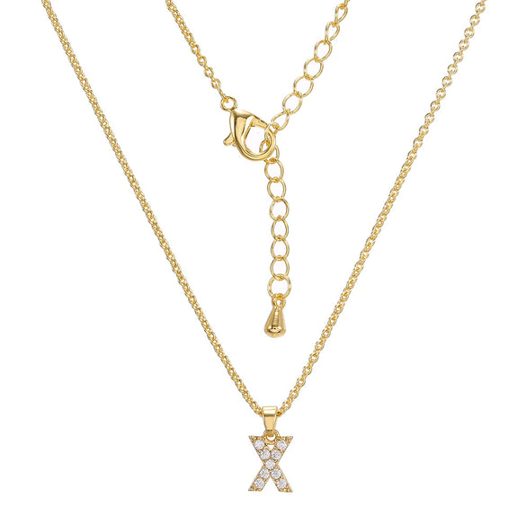 Clavicle Necklace Ecofriendly Brass With Letters Numbers Text Pattern And Diamond Styling