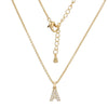 Clavicle Necklace Ecofriendly Brass With Letters Numbers Text Pattern And Diamond Styling