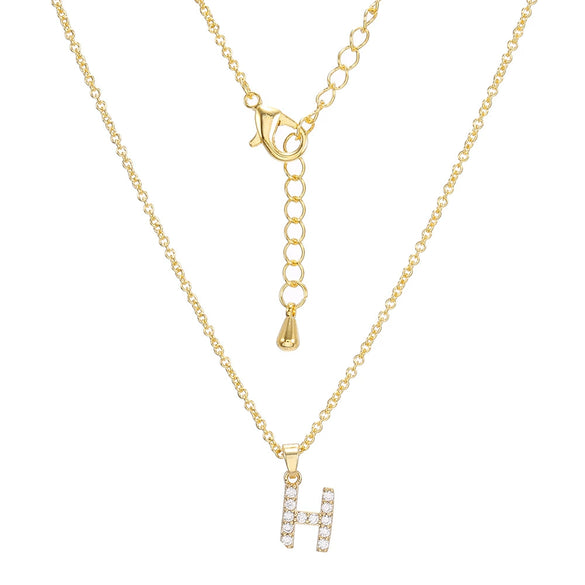 Clavicle Necklace Ecofriendly Brass With Letters Numbers Text Pattern And Diamond Styling