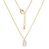 Clavicle Necklace Ecofriendly Brass With Letters Numbers Text Pattern And Diamond Styling