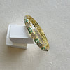 Cloisonné Openwork Floral Bracelet With Decorative Plated Finish Ethnic Style Jewelry Accessory