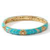 Cloisonne Retro Simple Jewelry Electroplated Bracelet With Forbidden City Blue And White Porcelain Inspired Design