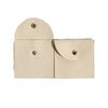 Cloth Jewelry Bag With Curved Snaps For Earrings Packaging