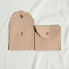 Cloth Jewelry Bag With Curved Snaps For Earrings Packaging