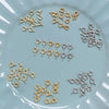 Coated Metal Spring Buckle Hanging Connection Tail Buckle Diy Handmade Jewelry Necklace Pendant Accessories