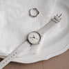 College Style Women's Alloy Case Ordinary Glass Mirror Quartz Digital Scale Retro Artistic Leisure Watch