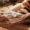 Colored Gemstone Ring Women's S925 Sterling Silver Geometric Princess Style Set With Gemstones