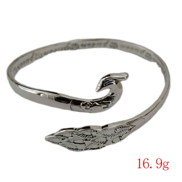 Colorful Cloisonne Enamel Bracelet With Peacock And Phoenix Character Design For Women