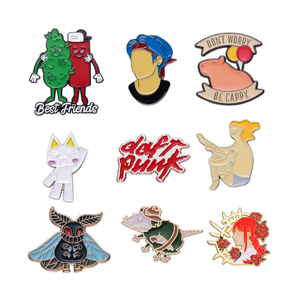 Commute Cartoon Character Alloy Plating Unisex Brooches